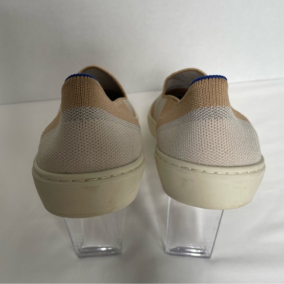 Rothy’s The Sneaker Birch Neutral Stripe Shoes Size 7.5 - Picture 9 of 13
